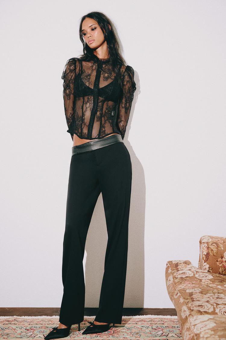 Top corsetero encaje