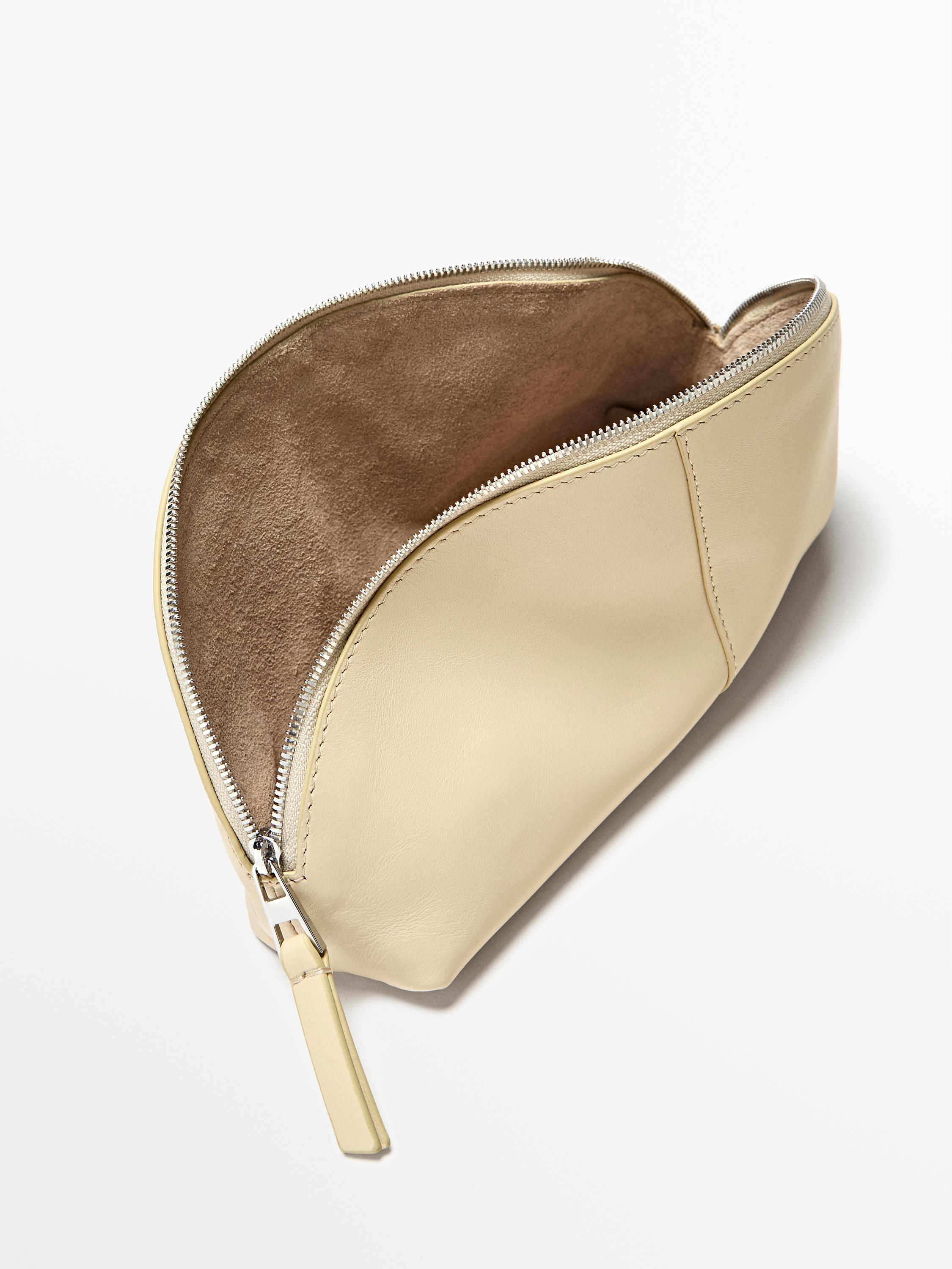 Trousse en cuir nappa