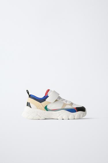 MULTI-PIECE TRAINERS - White by Zara