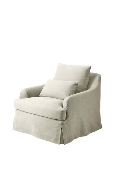 ARMCHAIR 01 - بيج فاتح الخاص بـ Zara