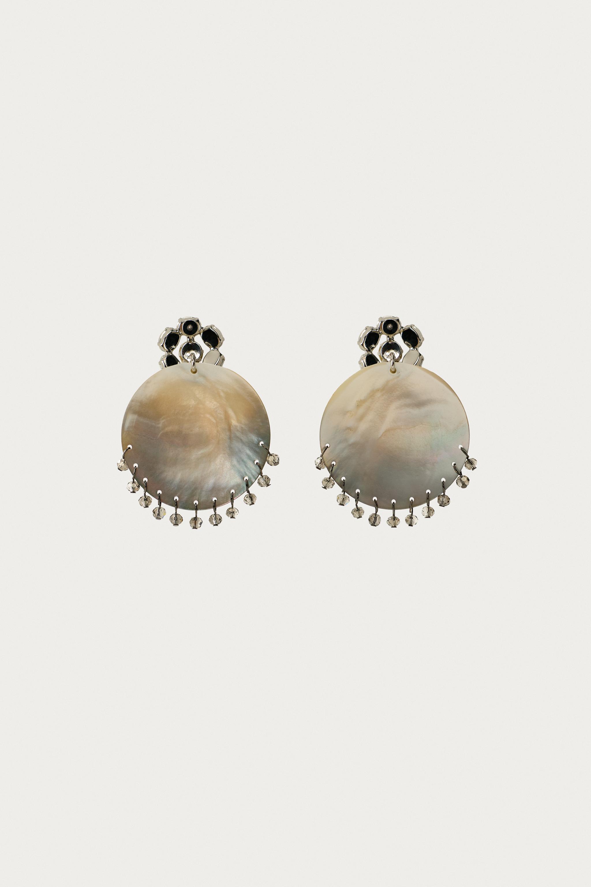 MARISA BERENSON X ZARA MÜCEVHER KABUKLU KÜPE - Görsel 3