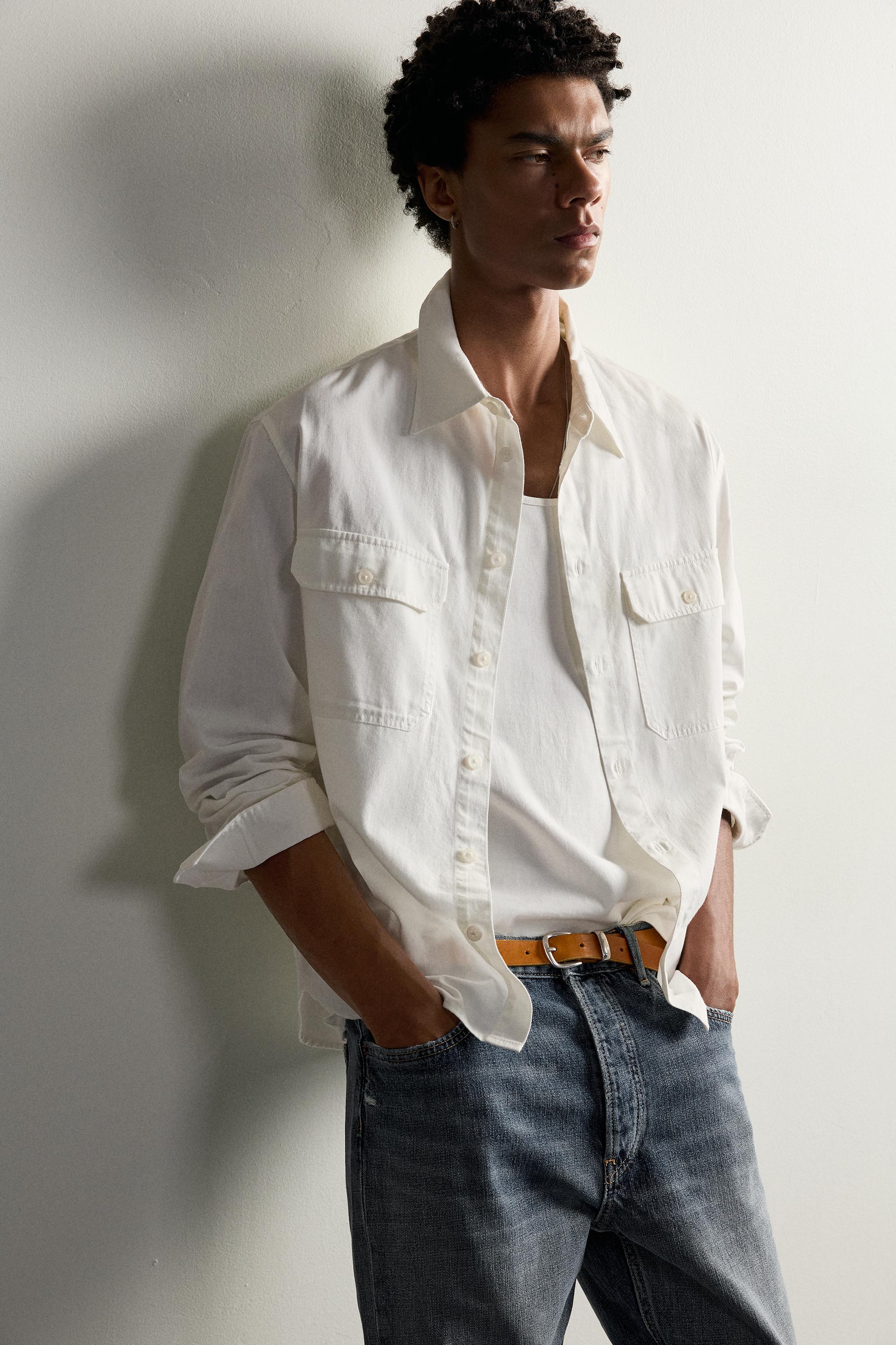 CHEMISE RELAXED FIT POCHES