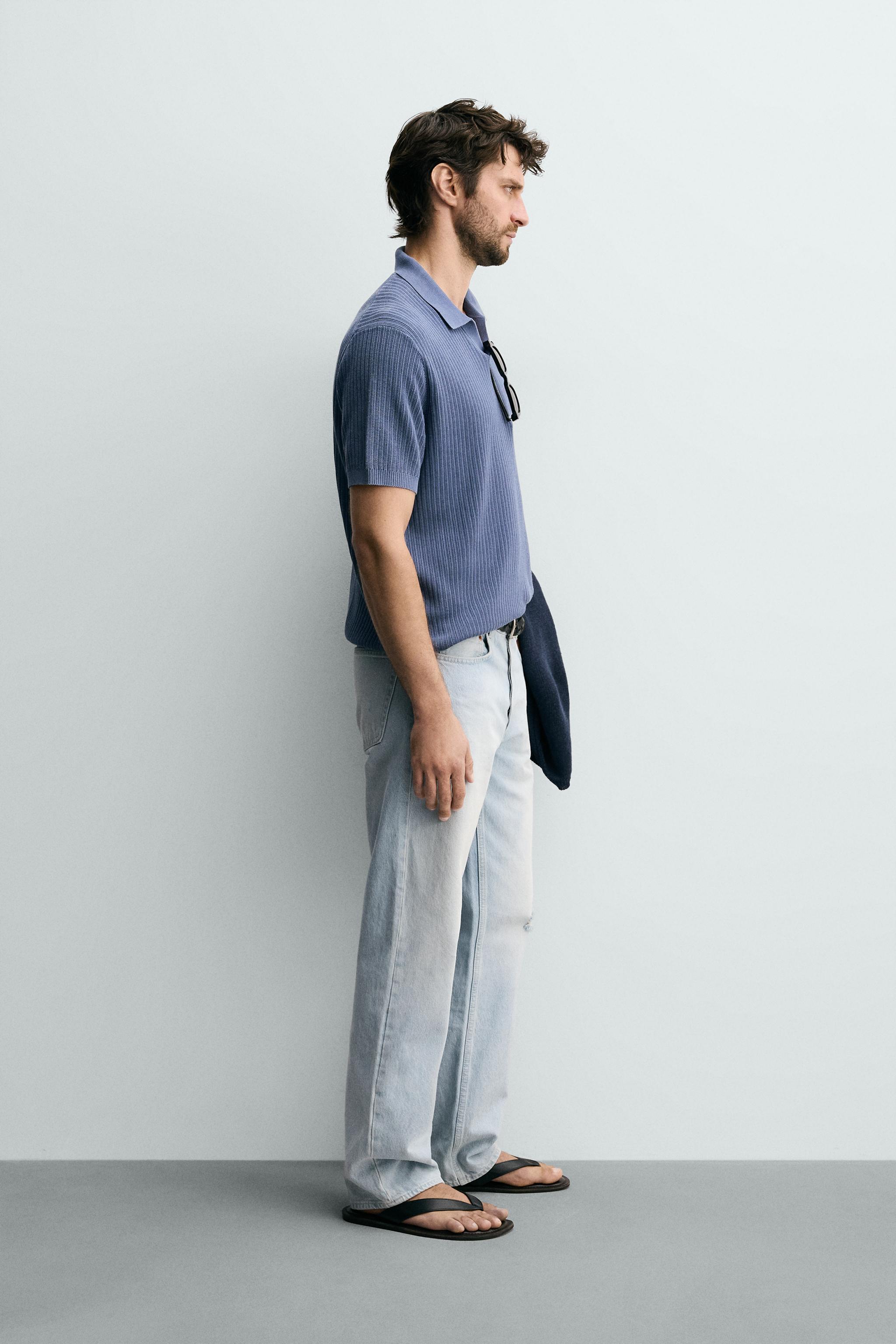 POLO EN MAILLE REGULAR FIT STRUCTURÉ