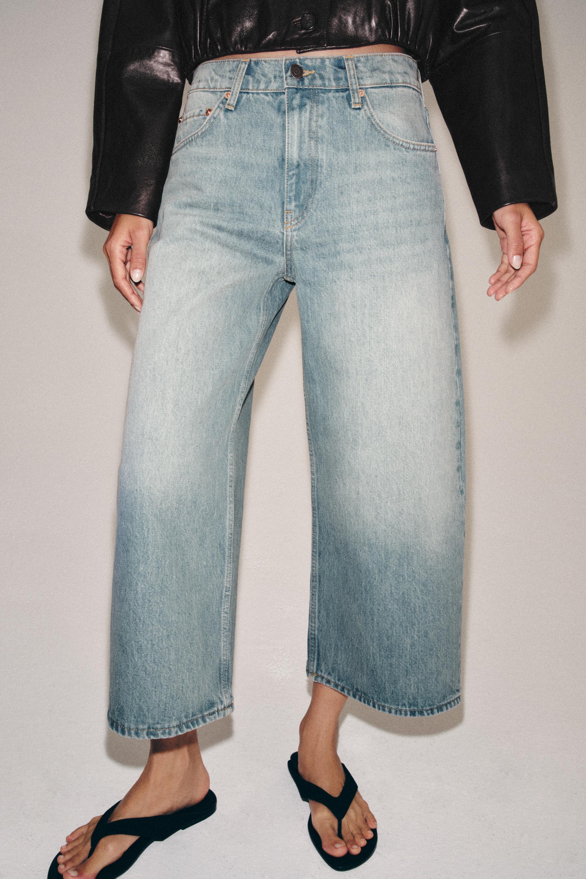 ZW COLLECTION MID-RISE CULOTTE JEANS