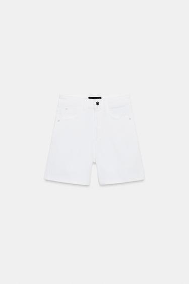 SHORTS Z1975 MOM FIT - Blanco de Zara