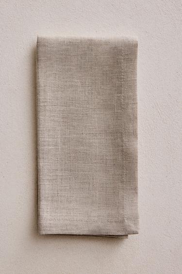 SERVILLETA DE LINO - Beige claro de Zara