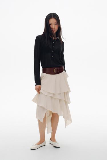 HENLEY KNIT JUMPER - Black by Zara