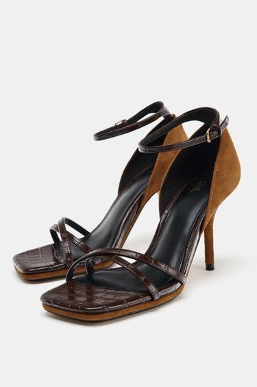 SANDALES À TALONS ÉDITION LIMITÉE - Marron de Zara - Image 7