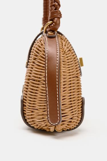 RIGID MINI CROSSBODY BAG - camel by Zara - Image 3