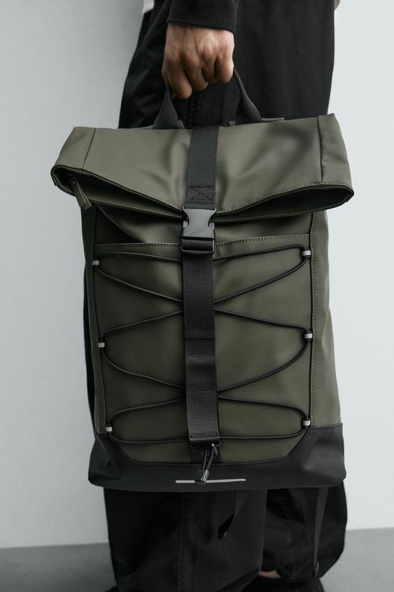 RUBBERIZED TECHNICAL BACKPACK from Zara - $55.90