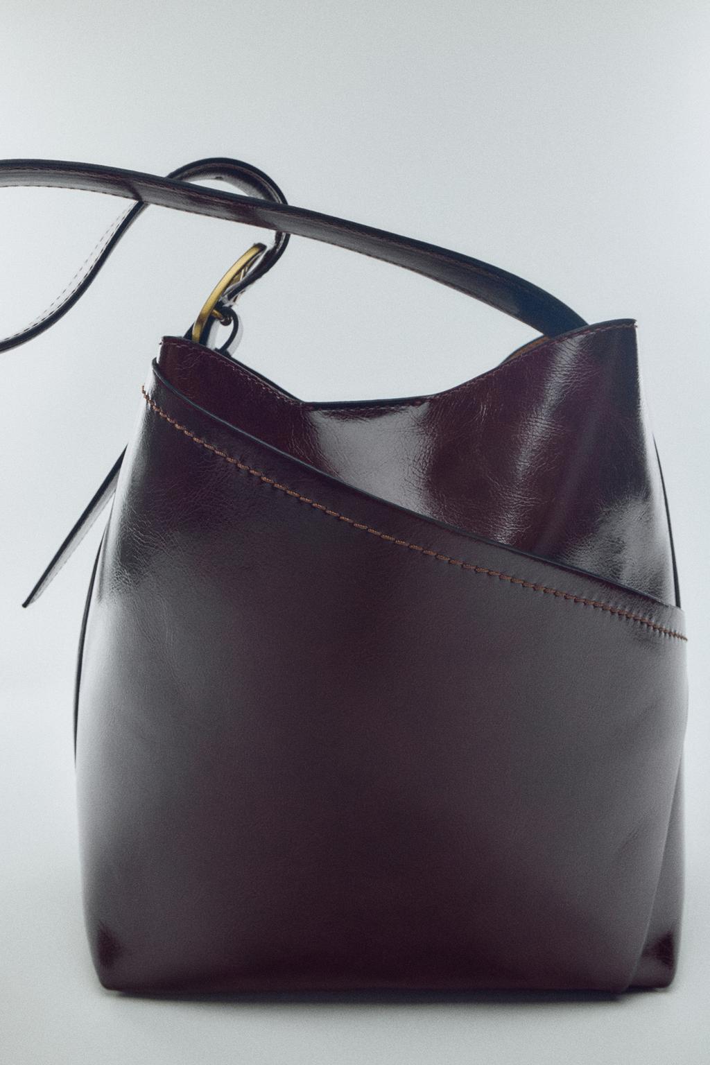 ASYMMETRIC POCKET SHOULDER BAG
