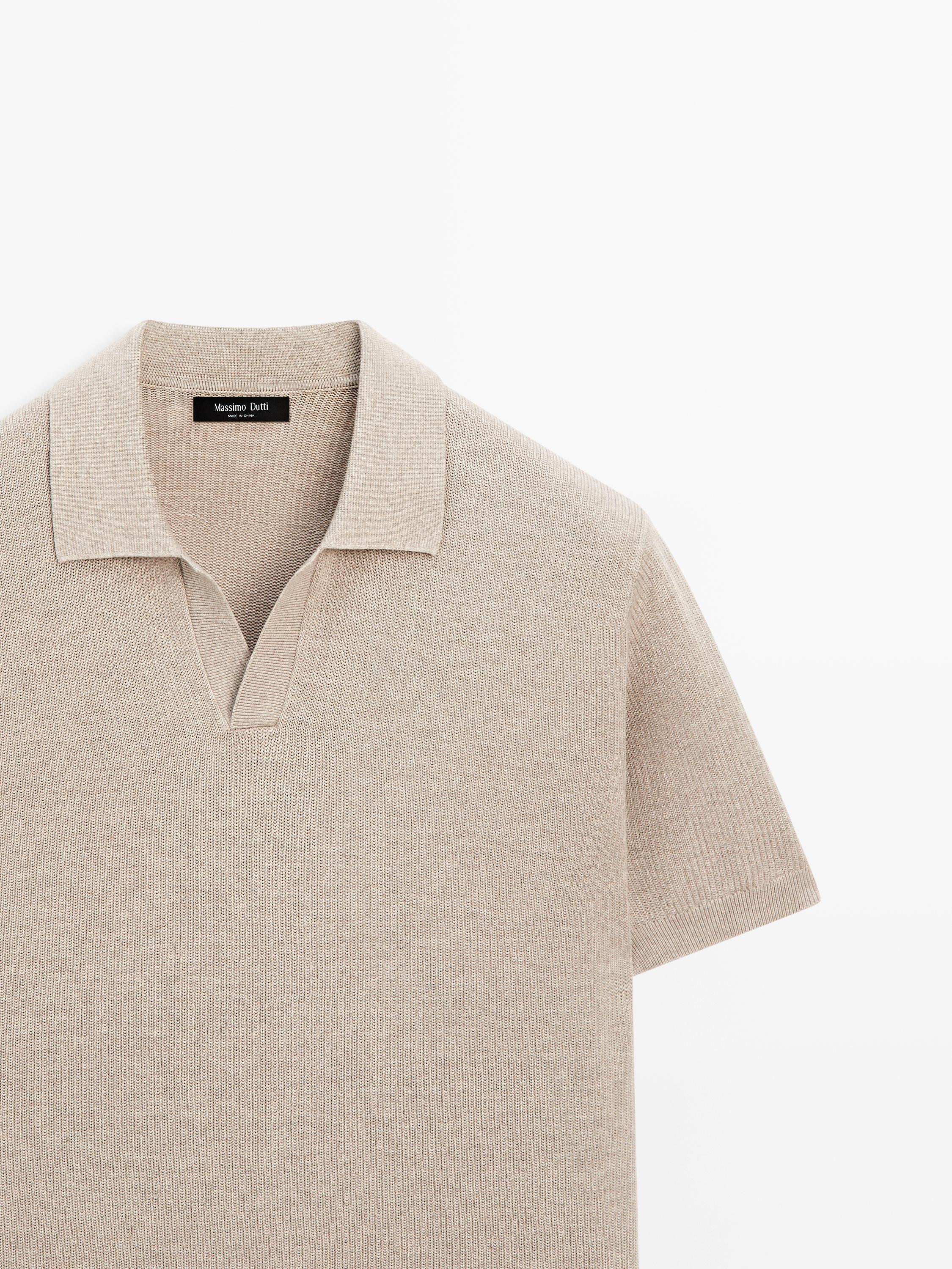 Pull polo maille 100 % coton