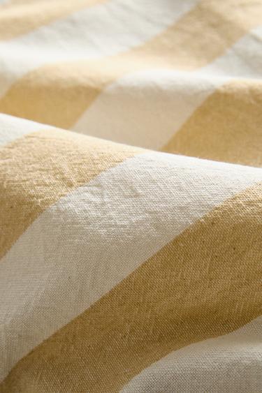 NAPPE RAYURES FIL TEINT - Jaune de Zara - Image 3