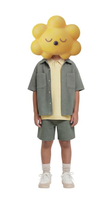 SHORT CONFORT - Kaki de Zara