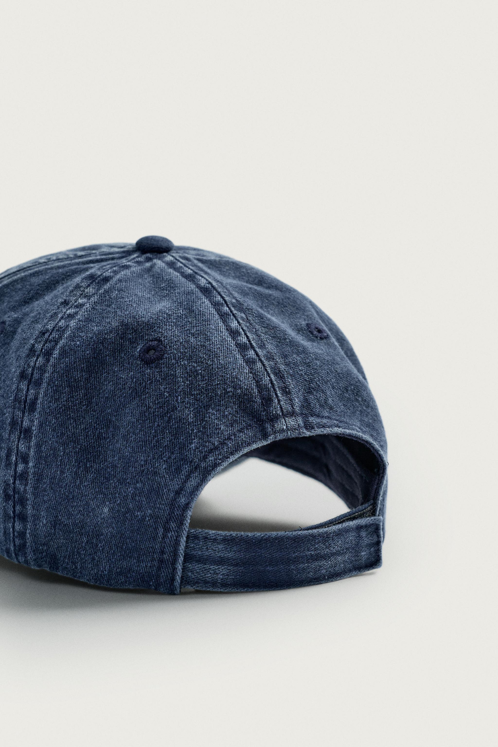 WASHED EMBROIDERED TEXT CAP