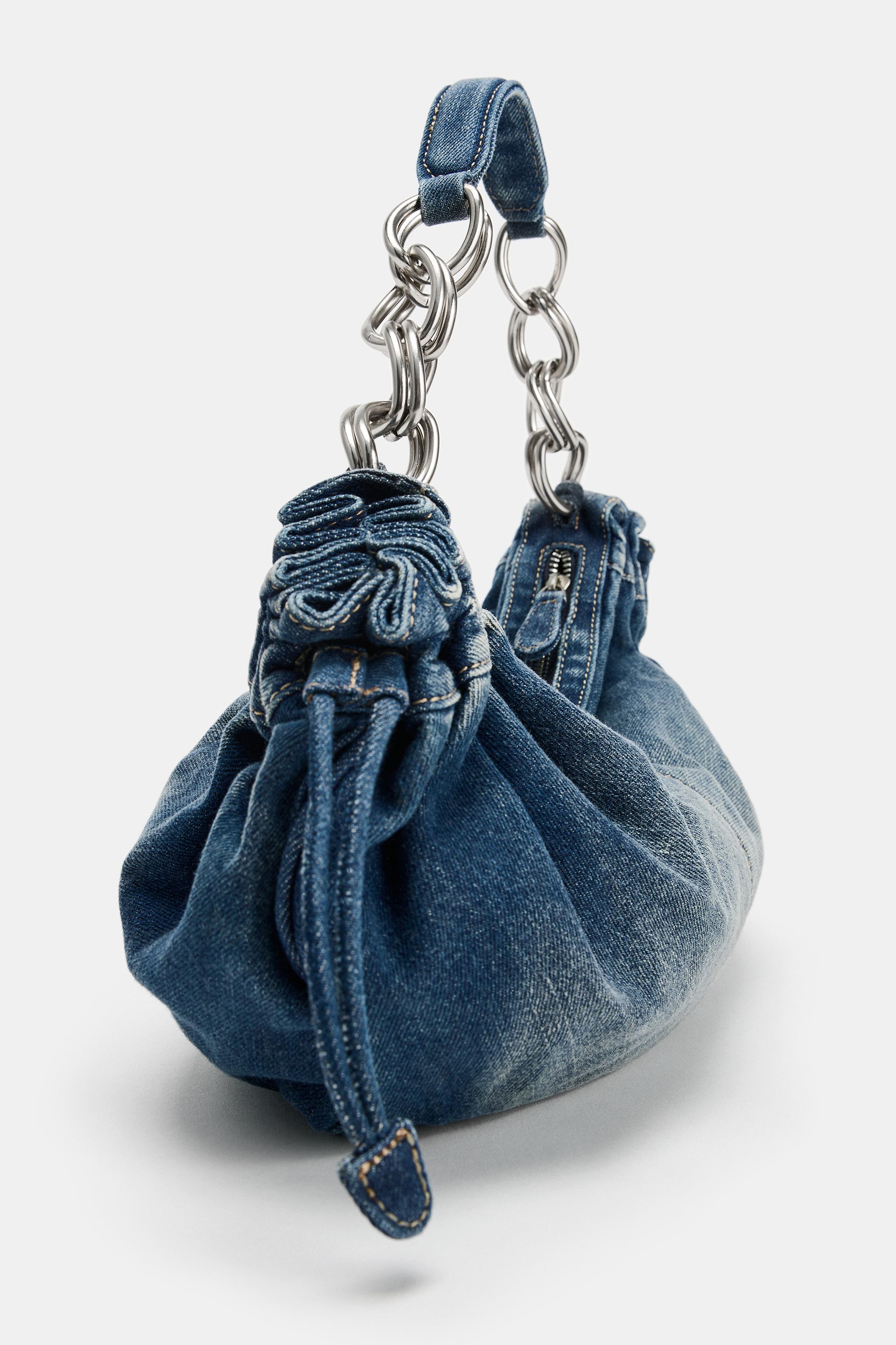 DENIM SHOULDER BAG