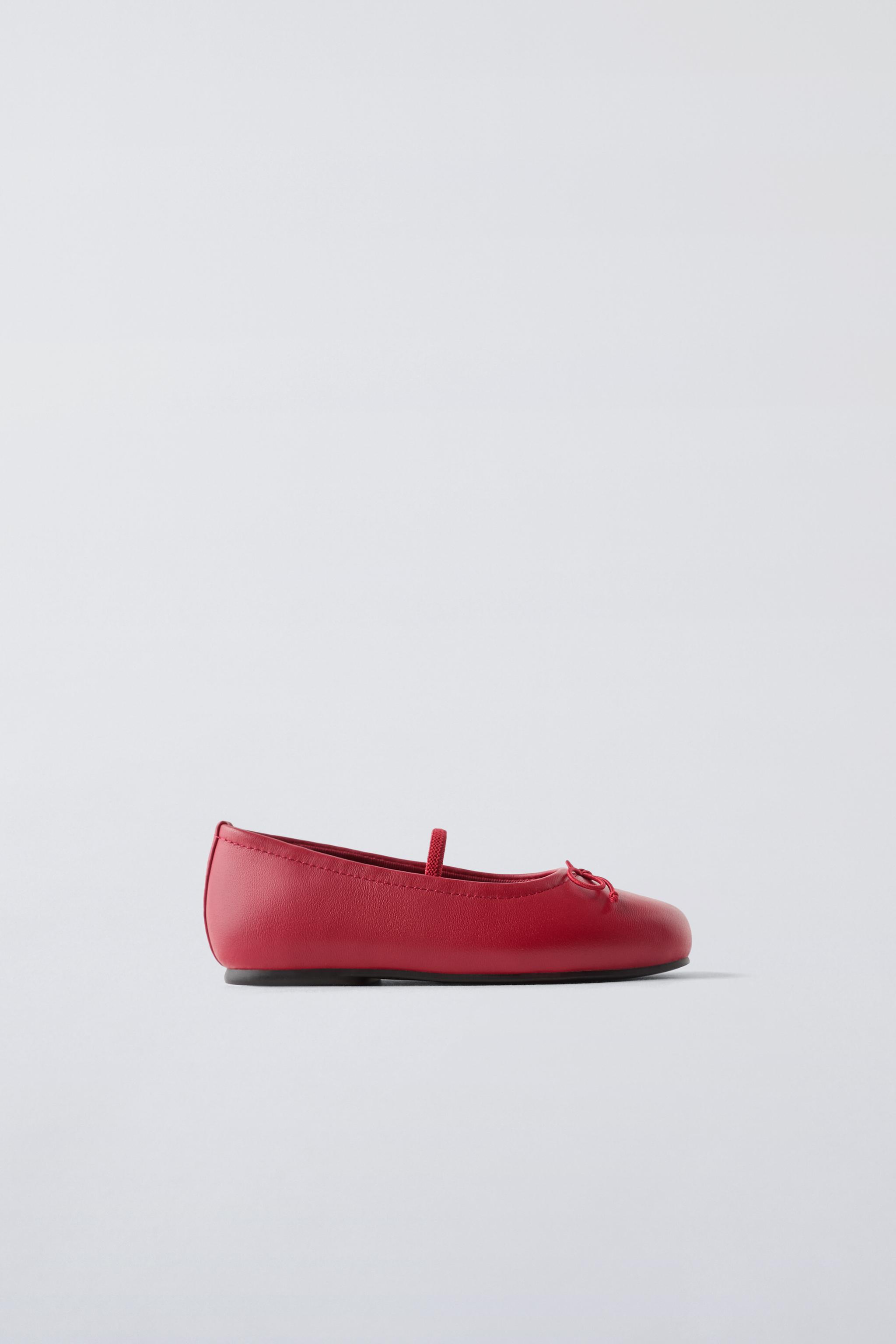 BABY ZARA buy MINI GIRL LEATHER BALLET FLATS