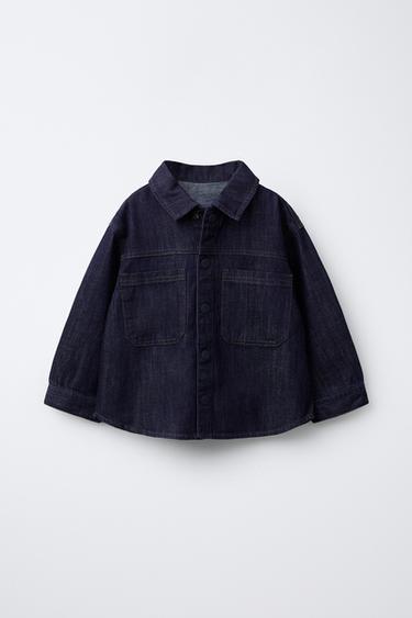 Chemise Zara Baby Garçon 'I'm The Rocket Man' - Marron Clair, Manches Longues, 100% Coton, Neuve étiquetée