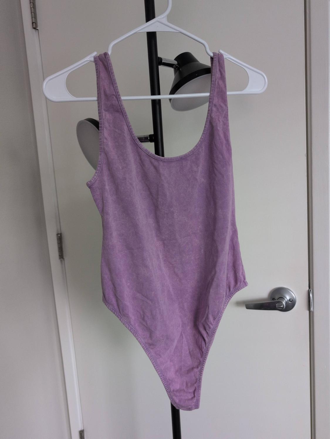 WASHED EFFECT TEXT BODYSUIT TRF - Image 4