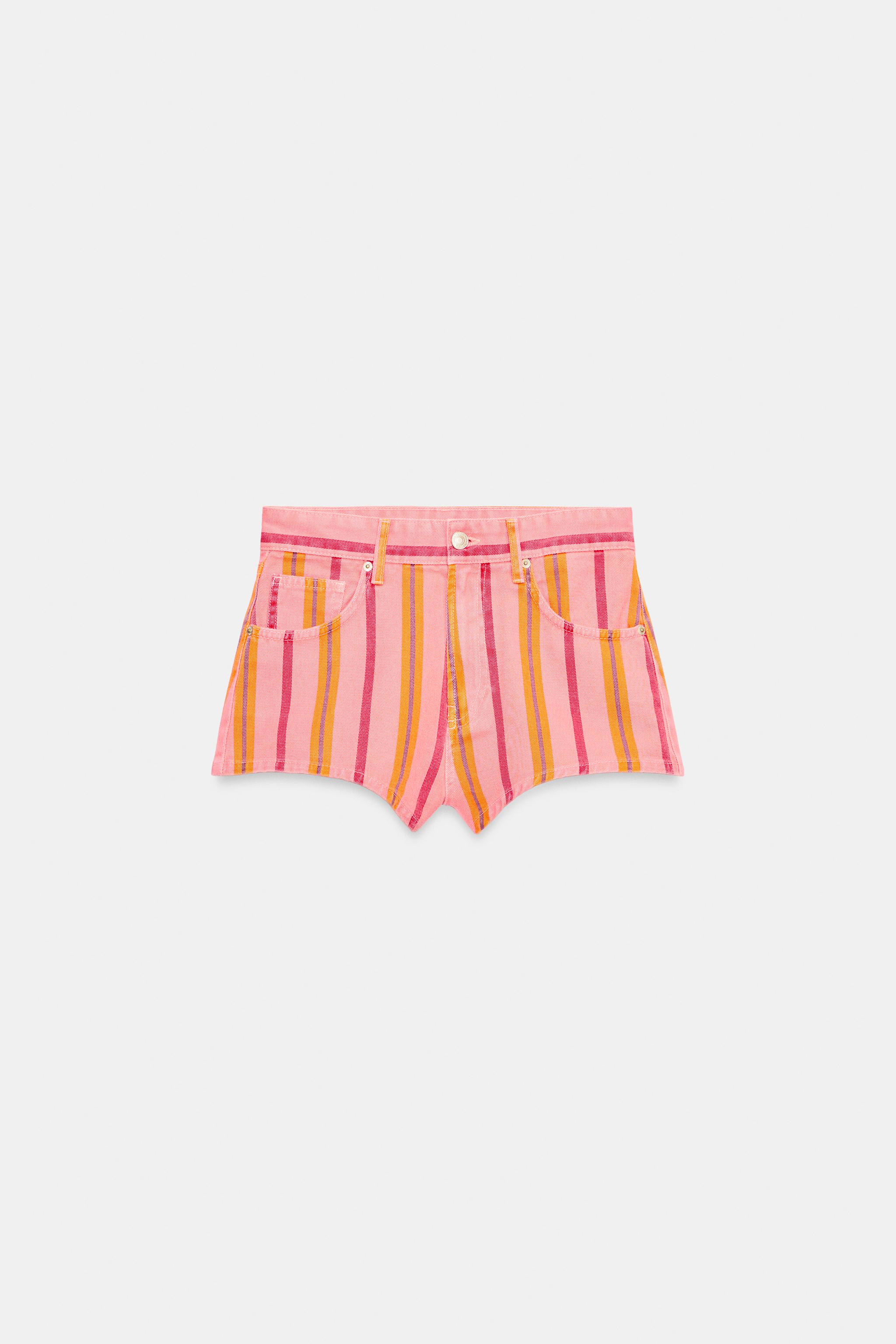 MINI STRIPED SHORTS