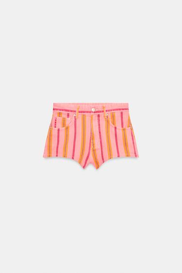 STRIPED MINI SHORTS - Stripes by Zara - Image 4