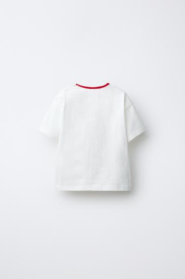 T-SHIRT DÉCOR MILK - Blanc cassé de Zara - Image 1