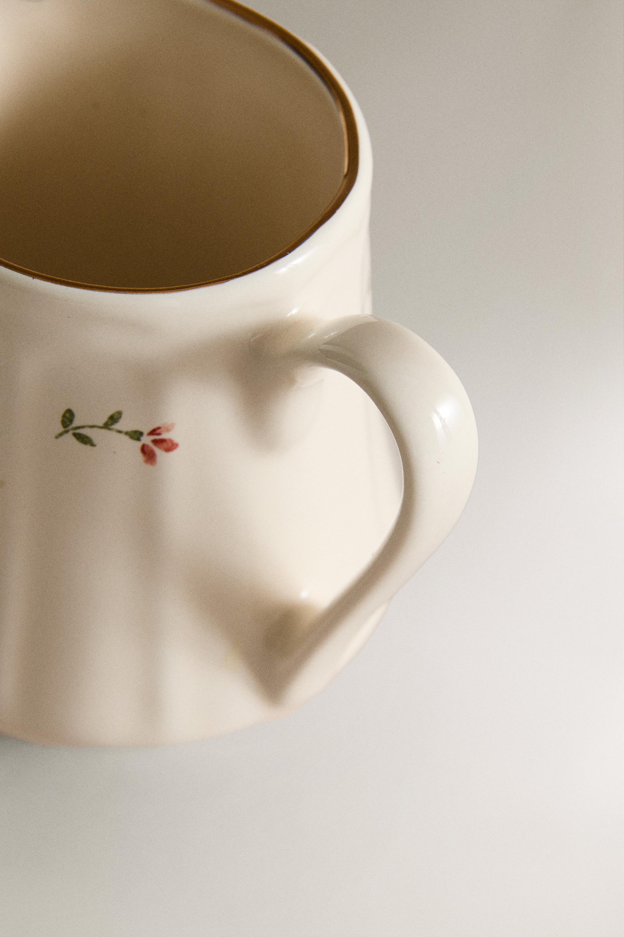 FLORAL PORCELAIN MILK PITCHER