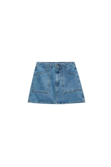 FALDA MINI DENIM