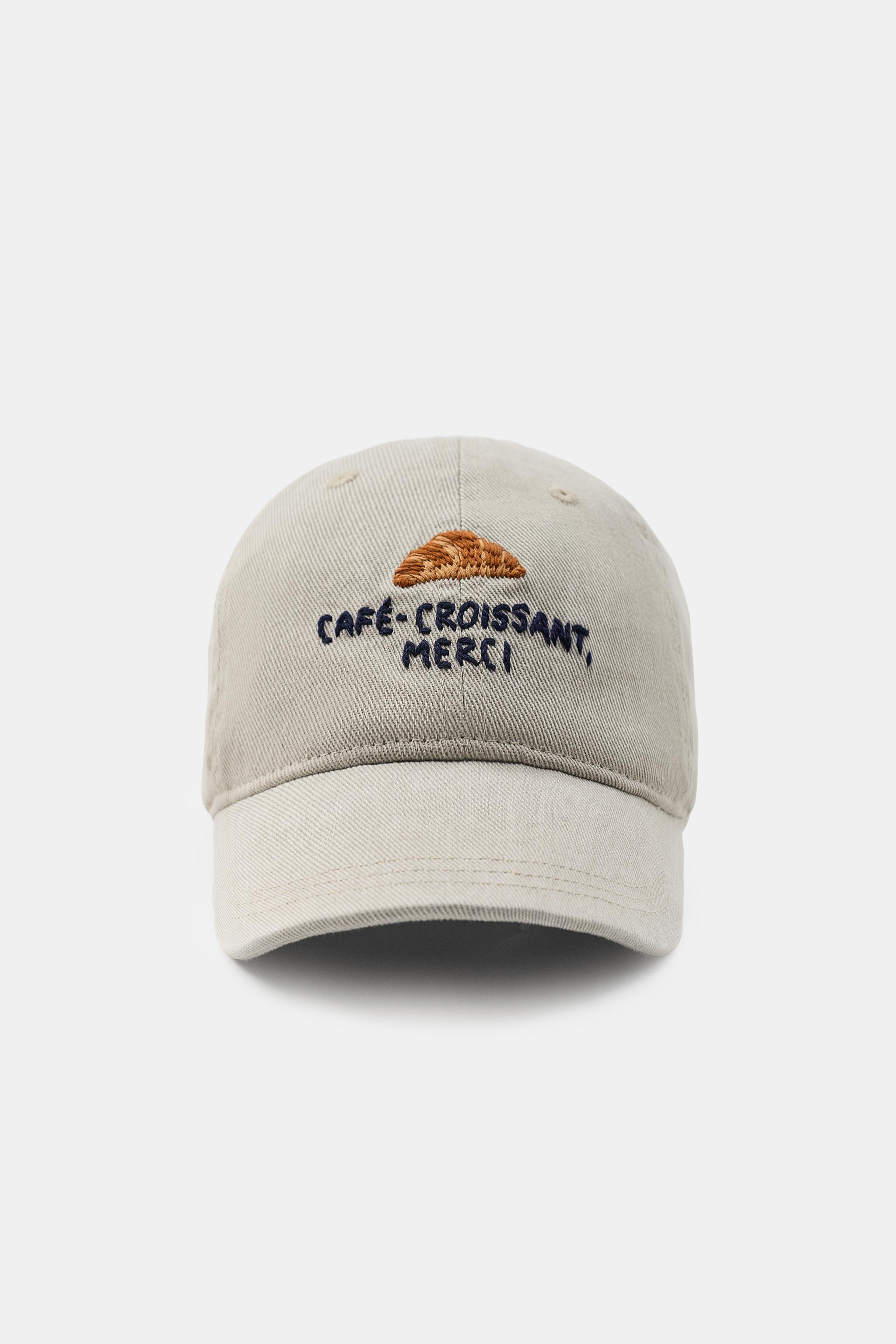 CASQUETTE EN SERGE BRODERIE CROISSANT