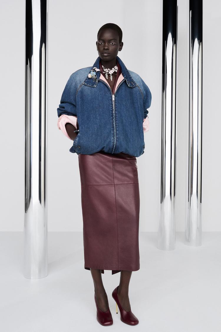 CONTRAST DENIM REVERSIBLE JACKET