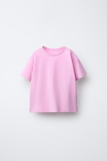 PLAIN T-SHIRT - Pink by Zara