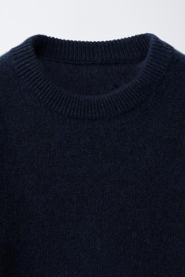 PULL 100 % CACHEMIRE - bleu marine de Zara - Image 2
