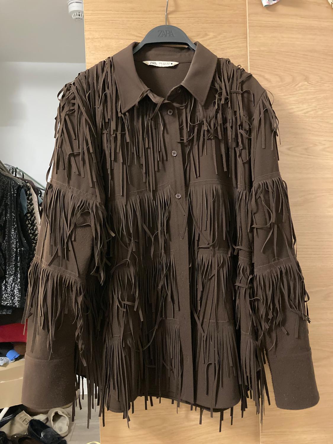 ZW COLLECTION MAXI FRINGE SHIRT - Image 2