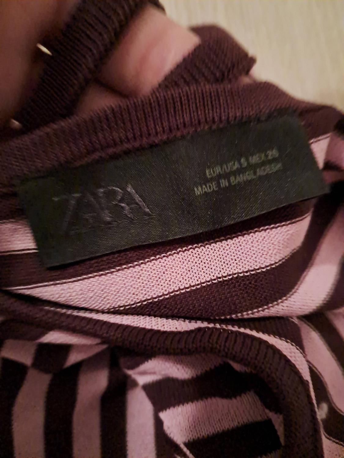 STRIPED KNIT STRAP TOP - Image 3
