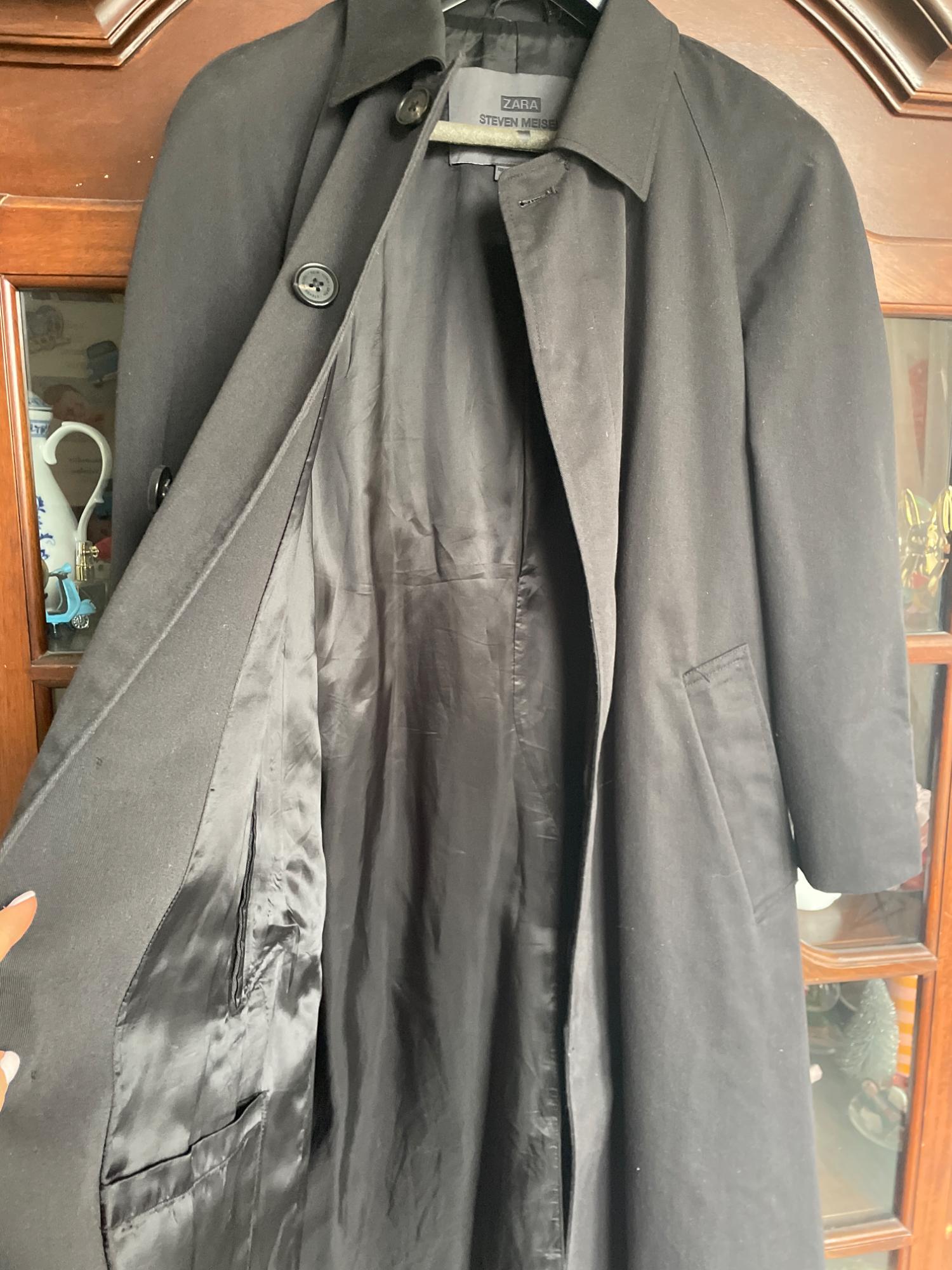 【激レア】ZARA × STEVEN MEISEL コラボ ロングコート STEVEN MEISEL COTTON BLEND COAT SECOND HAND | Zara Preowned