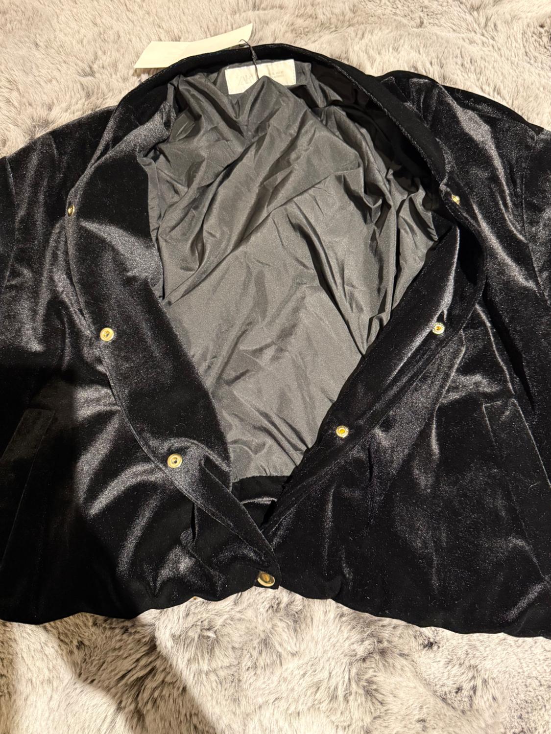 VELVET BOMBER JACKET - Image 5