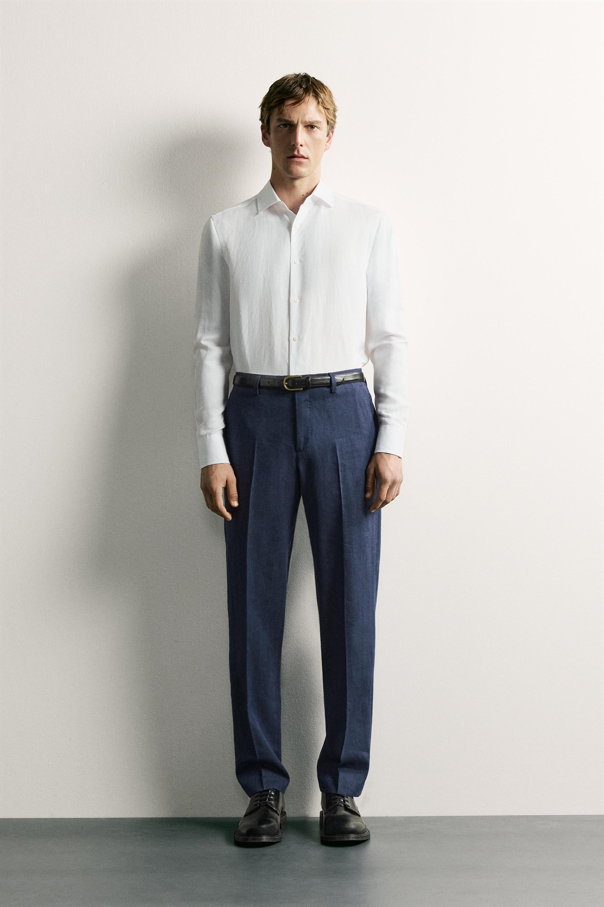 CHEMISE REGULAR FIT LIN - LYOCELL