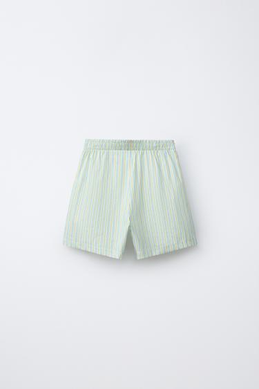 6-14/ PYJAMA COMBINÉ RAYURES - Jaune de Zara - Image 4