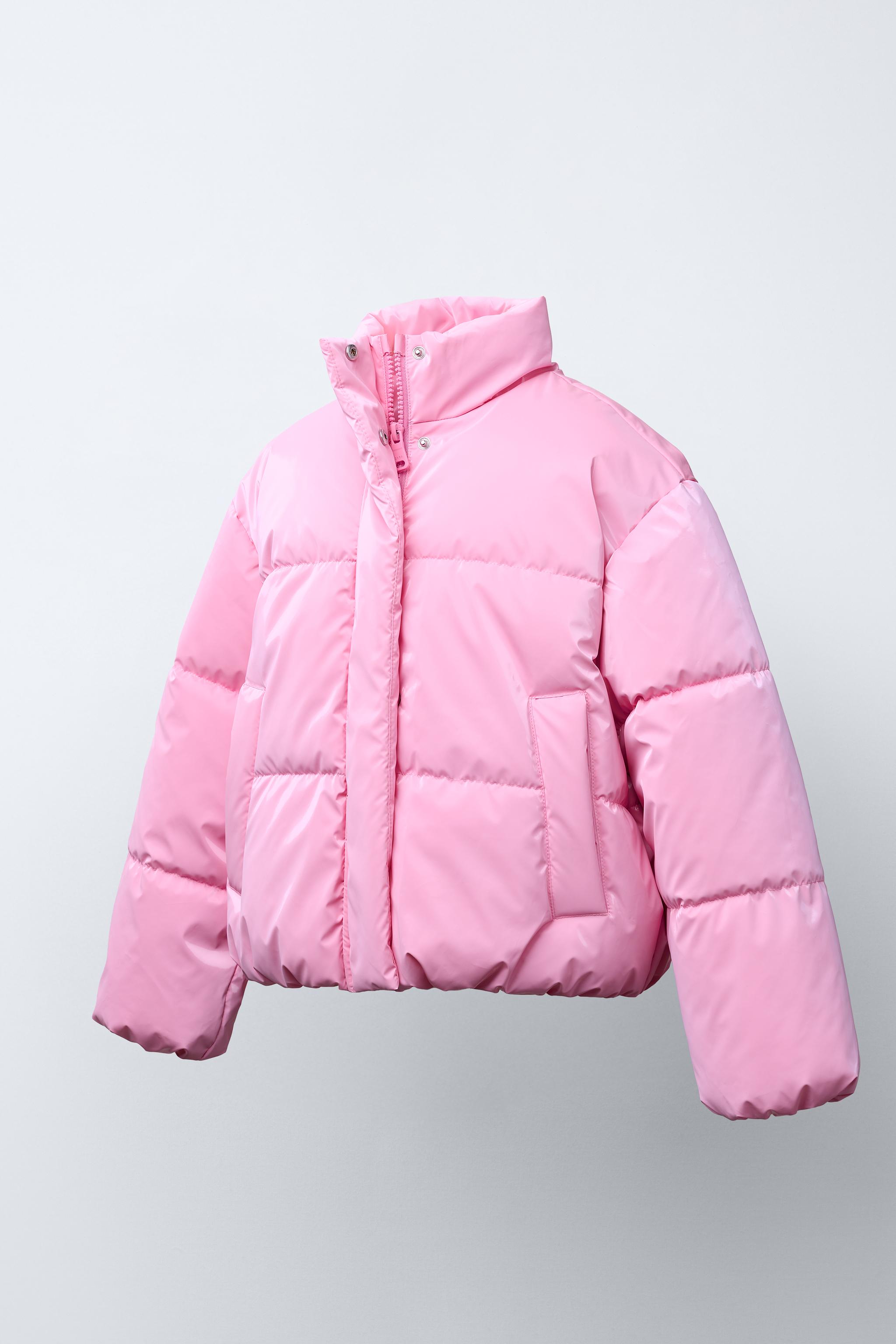 Zara SHINY FINISH PUFFER JACKET | Place Rosemère