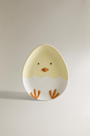 KIDS’ CHICK PORCELAIN PLATE - Multicoloured by Zara