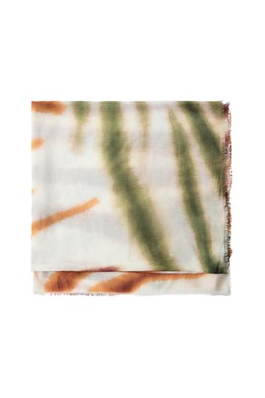 TIE-DYE PRINT SCARF