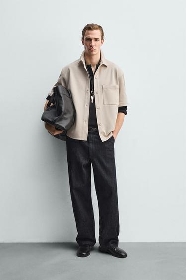 COMFORT NON-IRON OVERSHIRT — Light tan 2