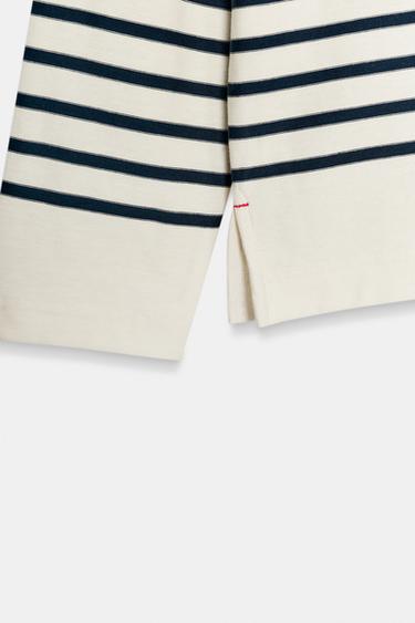 T-SHIRT RAYURES À MANCHES LONGUES - rayures de Zara - Image 6