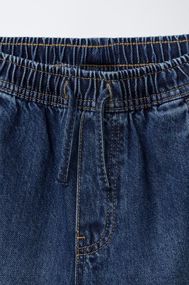 JEAN BAGGY ÉTIQUETTE - Bleu de Zara - Image 2