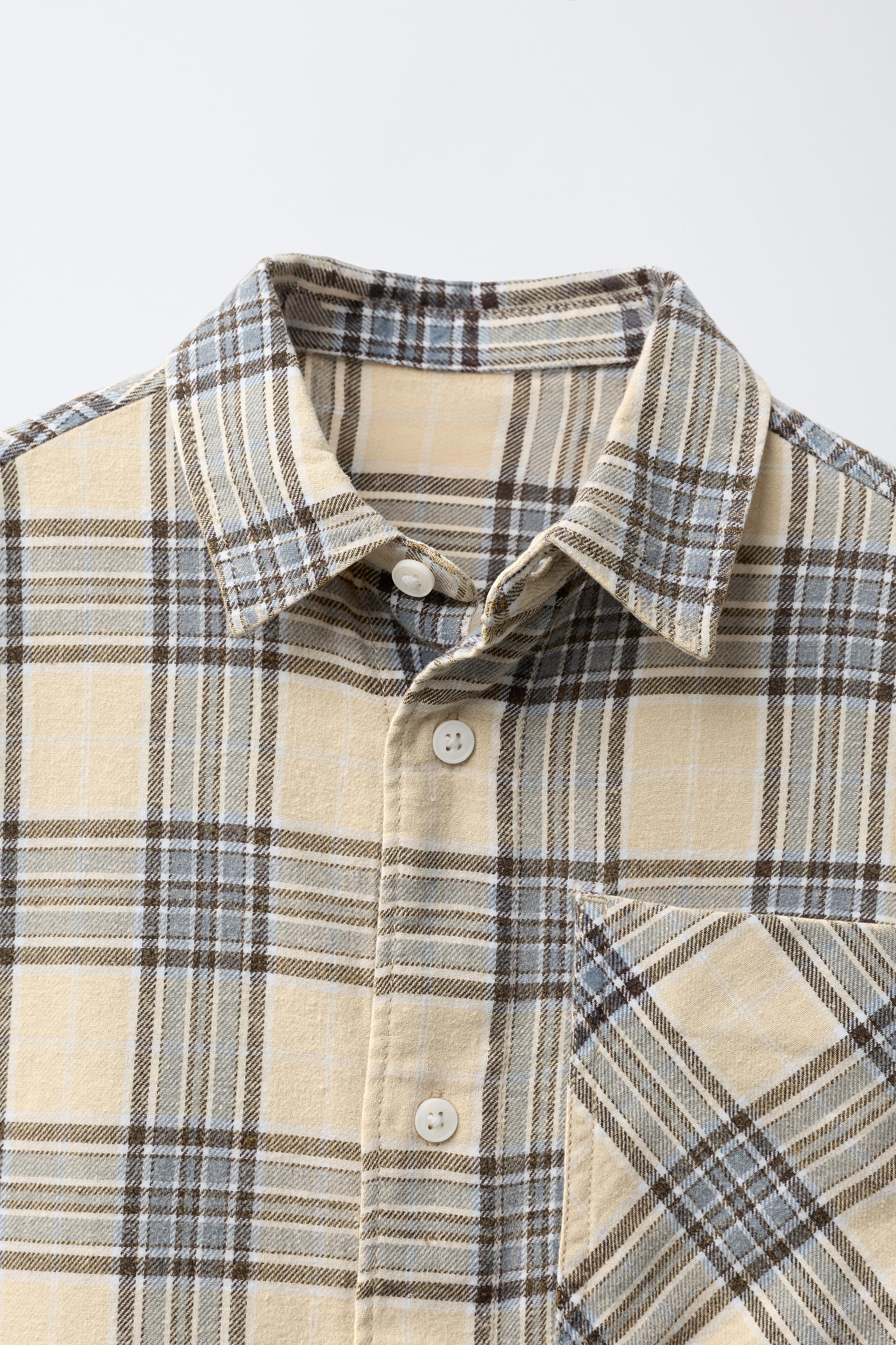 PLAID PRINT SHIRT