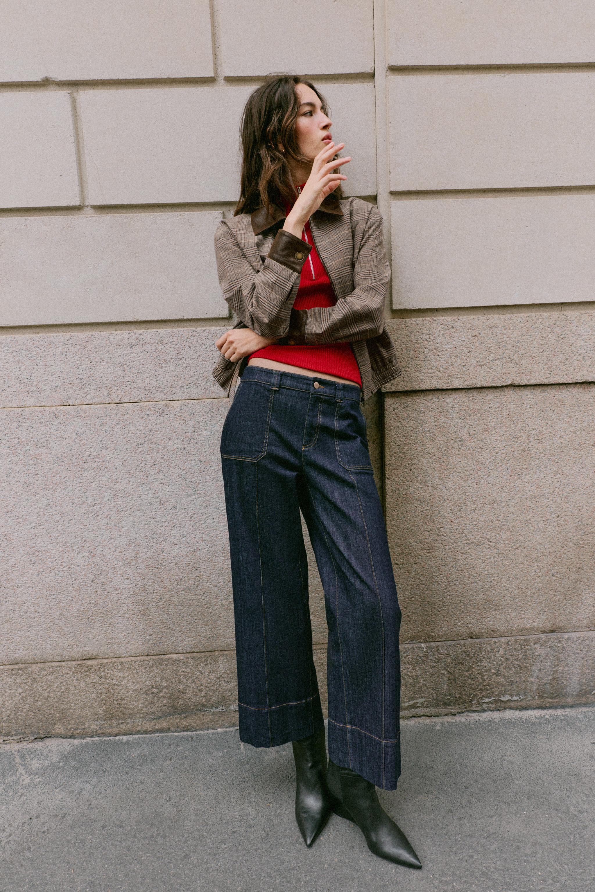 Z1975 MID-WAIST CULOTTES JEANS
