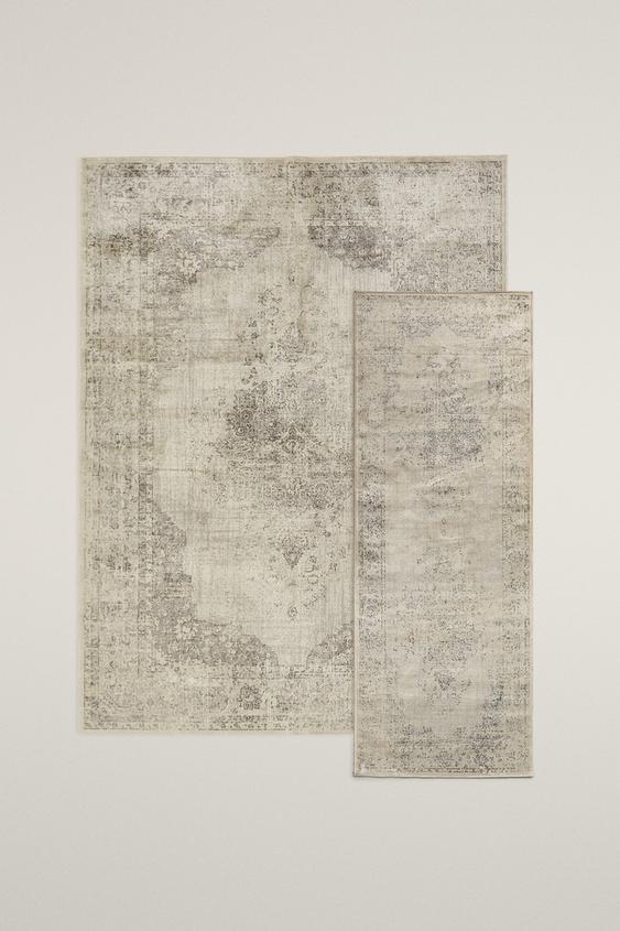 Zara VINTAGE STYLE AREA RUG - Gray - Image 0