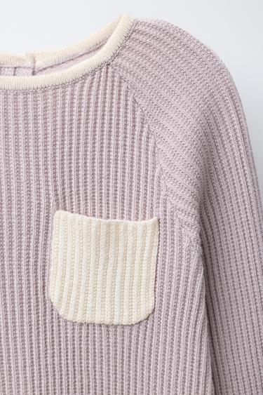 JUMPSUIT WITH CONTRAST TRIMS - Light lilac by Zara - Image 2