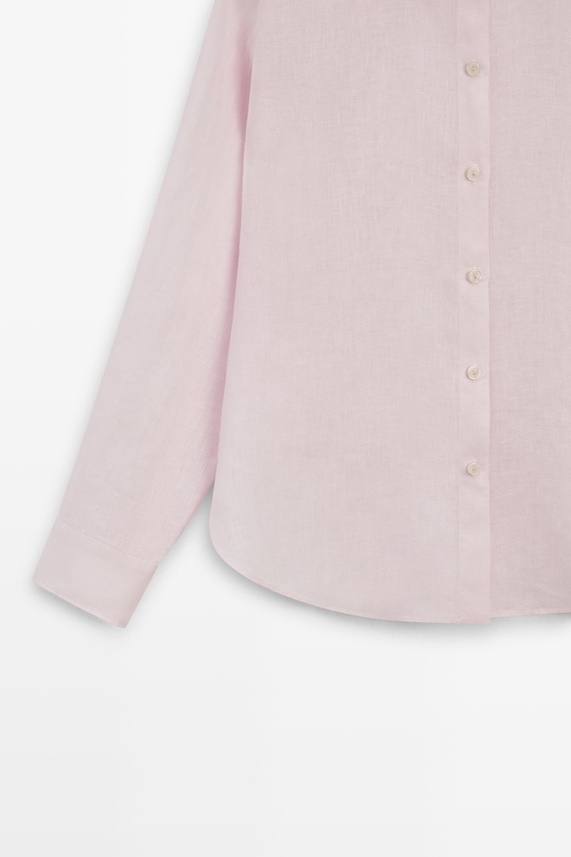 Flowing 100% linen shirt