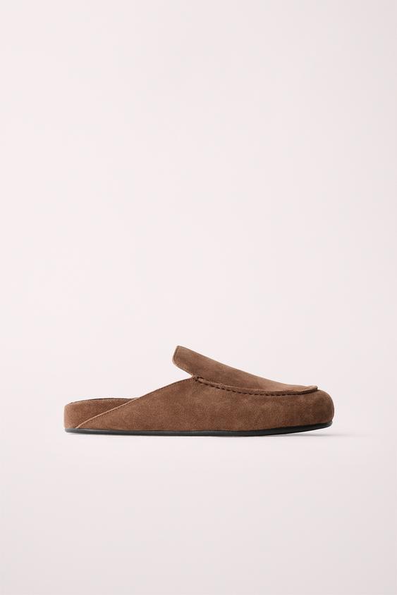 MULE EN CROÛTE DE CUIR CREATED BY CARAMEL LONDON X ZARA - Cuir de Zara - Image 2